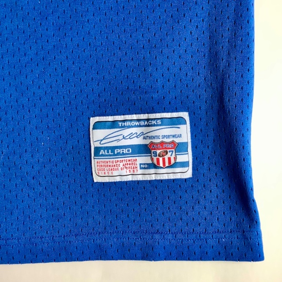 Blokecore Exco Throwbacks ALLPRO 97 Blue Sports Jersey - Picture 3 of 12